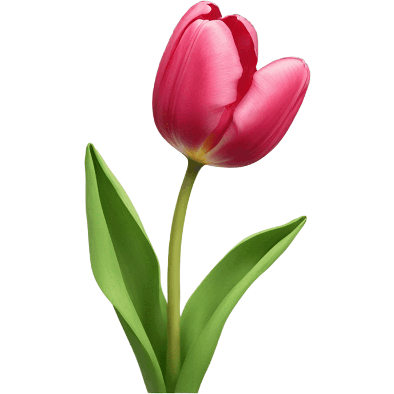 A beautiful tulip emoji