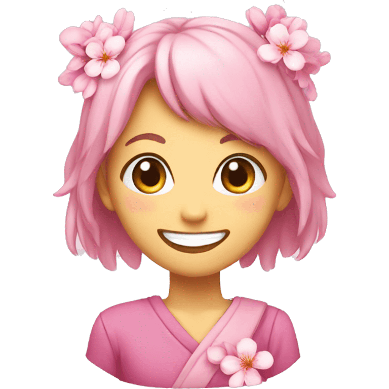 smily sakura emoji