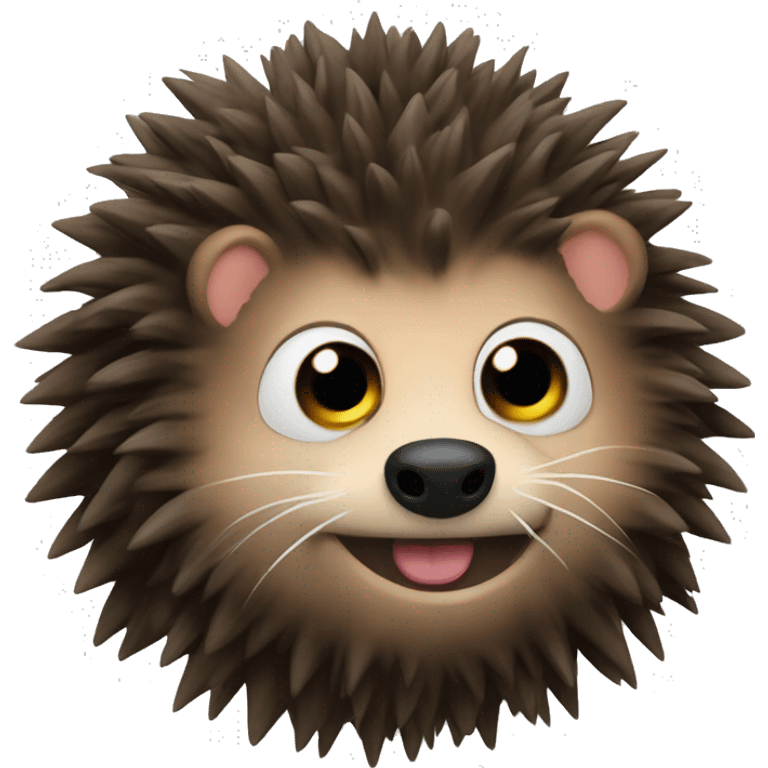 The Knarl was a magical beast that greatly resembled a hedgehog in its physical appearance,. its dark brown  emoji