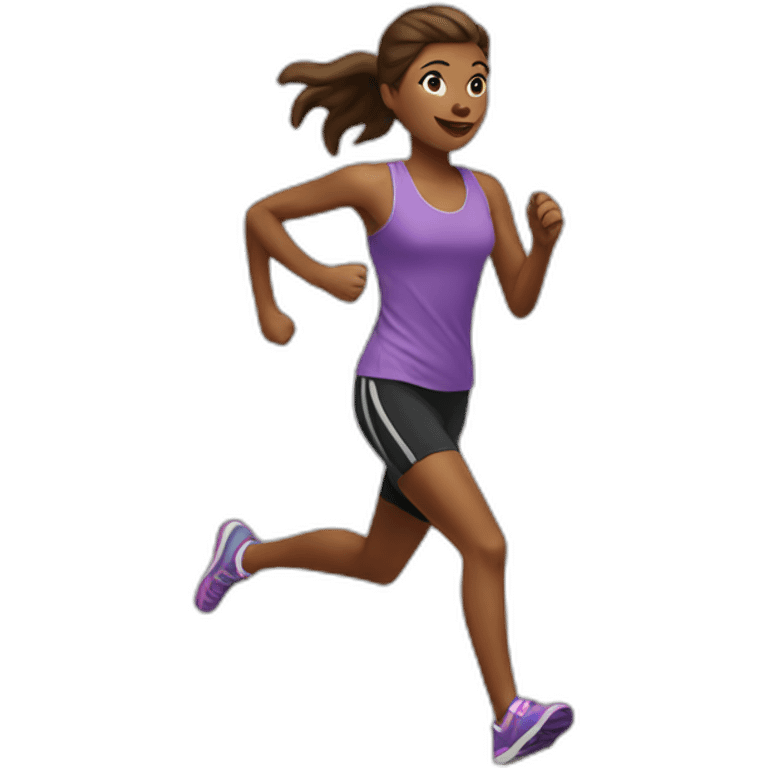 RUNNING GIRL emoji