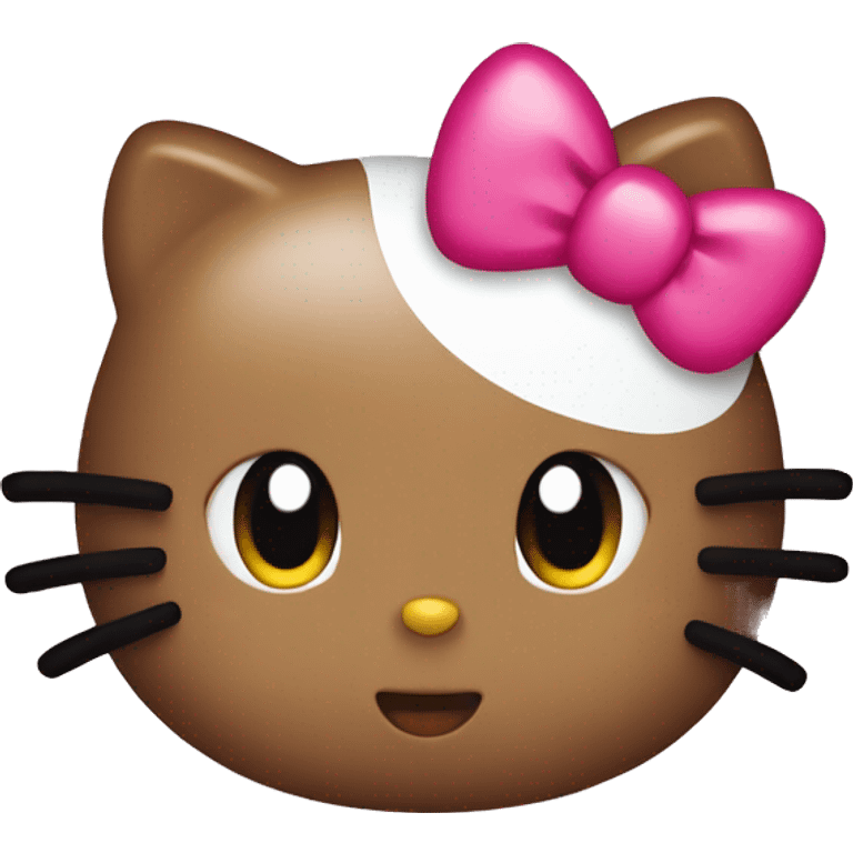 Cute hello kitty face <3 emoji