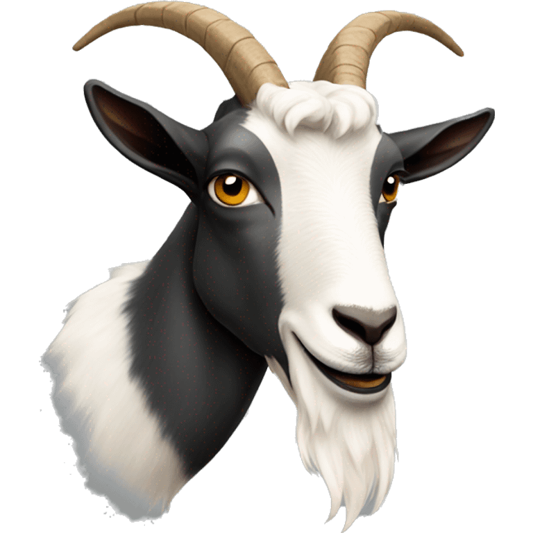 A goat with a beard  emoji