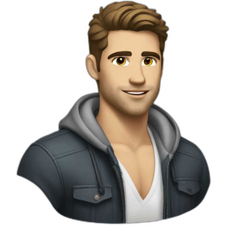 Chad white guy  emoji