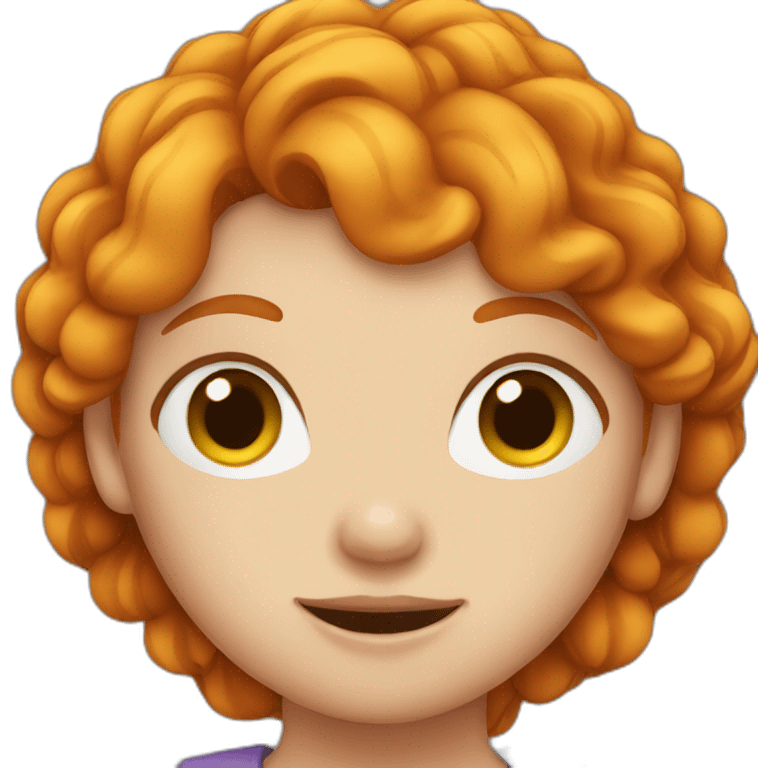 ginger girl emoji