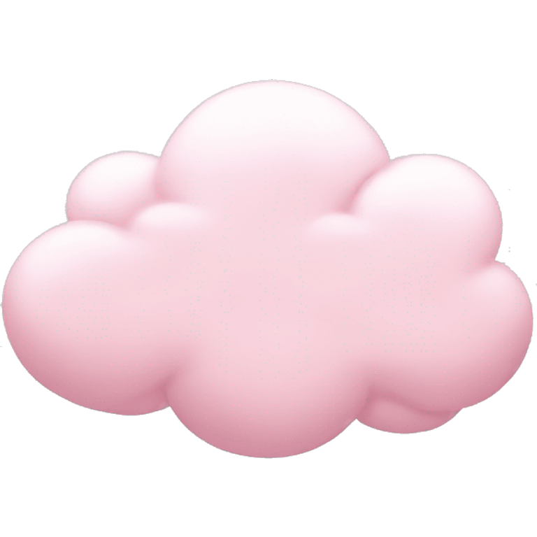 pastel pink cloud emoji