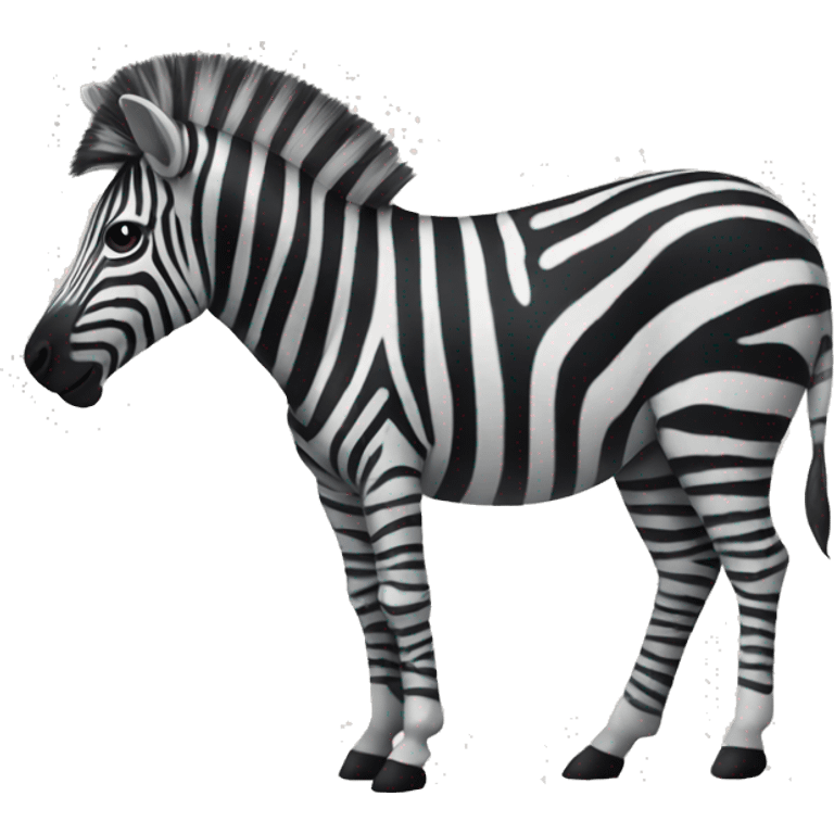 Zebra Herz  emoji