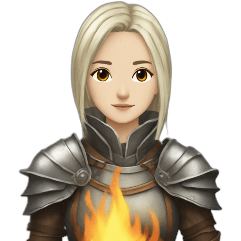 dark souls,fire keeper,girl,ash color hair,sexy emoji