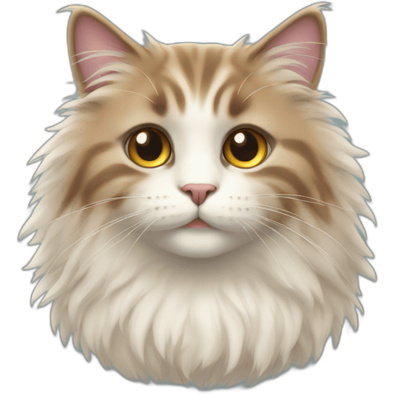 fluffy cat emoji