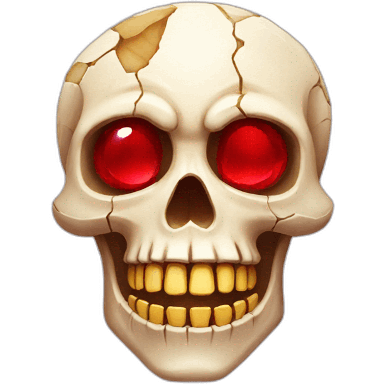 ruby skull emoji