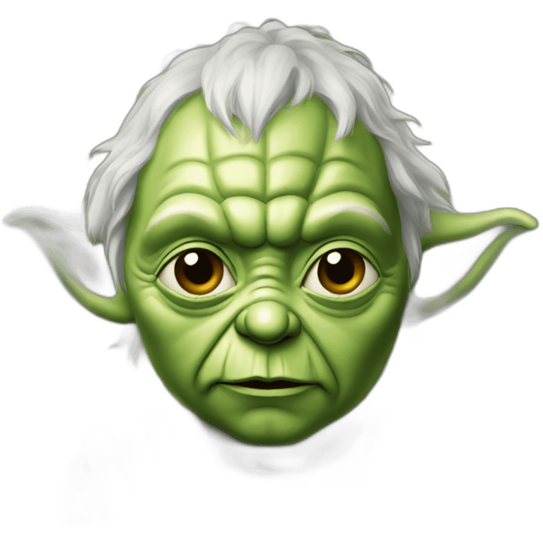 yoda　face emoji