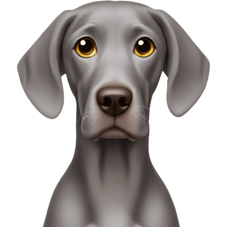 Weimaraner emoji