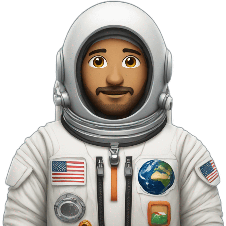 arab astronaut in traditional robe emoji