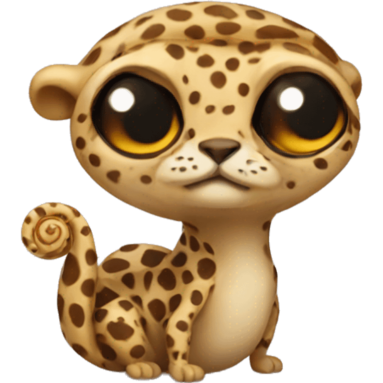 Snail cheetah mixed emoji