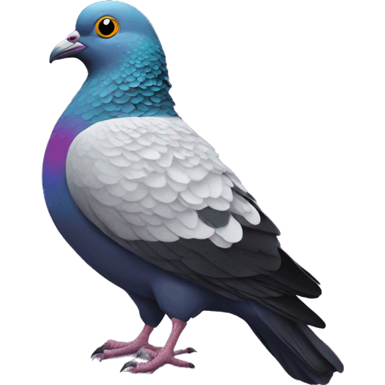 Disco pigeon  emoji