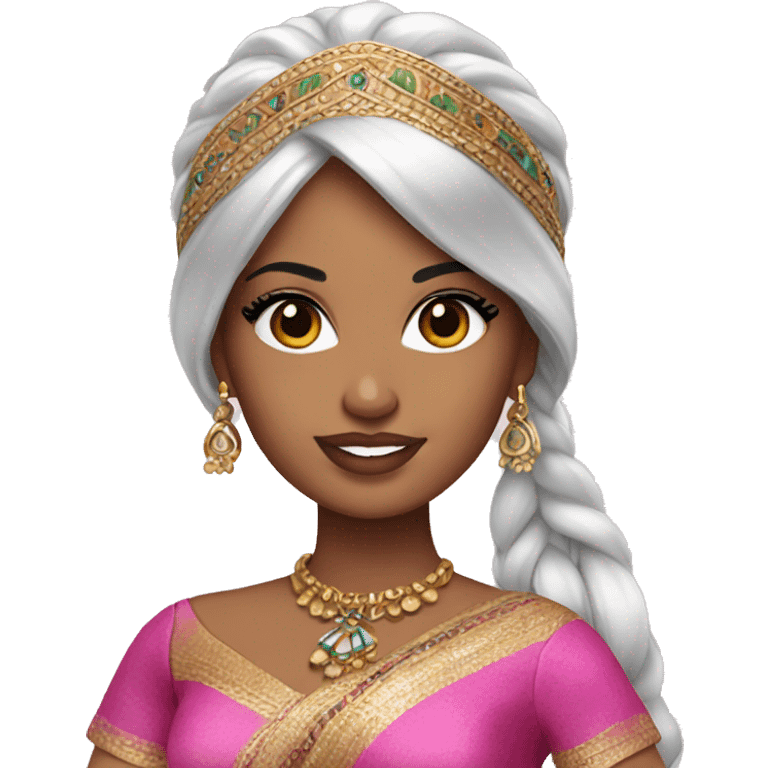 indian barbie doll emoji