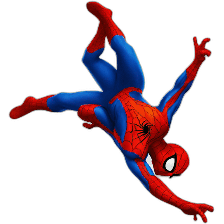 Spider man flying emoji