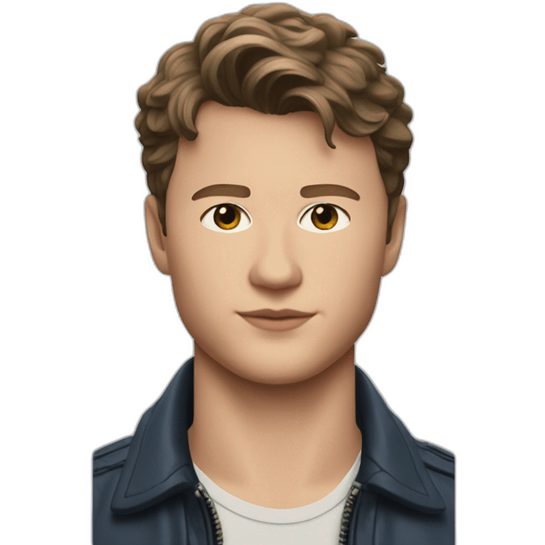 Ansel Elgort baby driver emoji