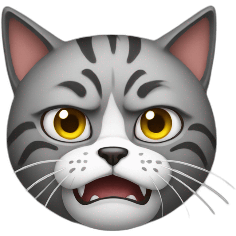 angry cat emoji