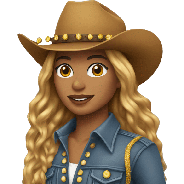 beyonce cowboy emoji