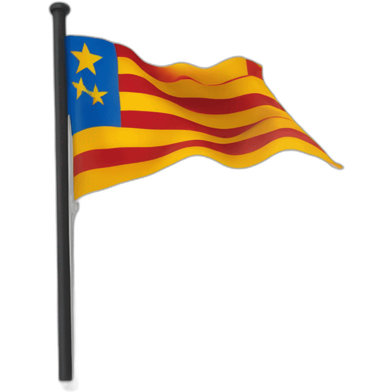 Bandera catalana, format icona horitzontal emoji