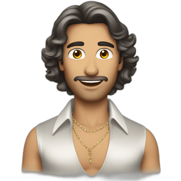 A crossdresser man emoji