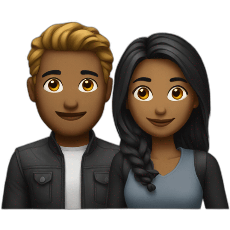 beautiful couple emoji