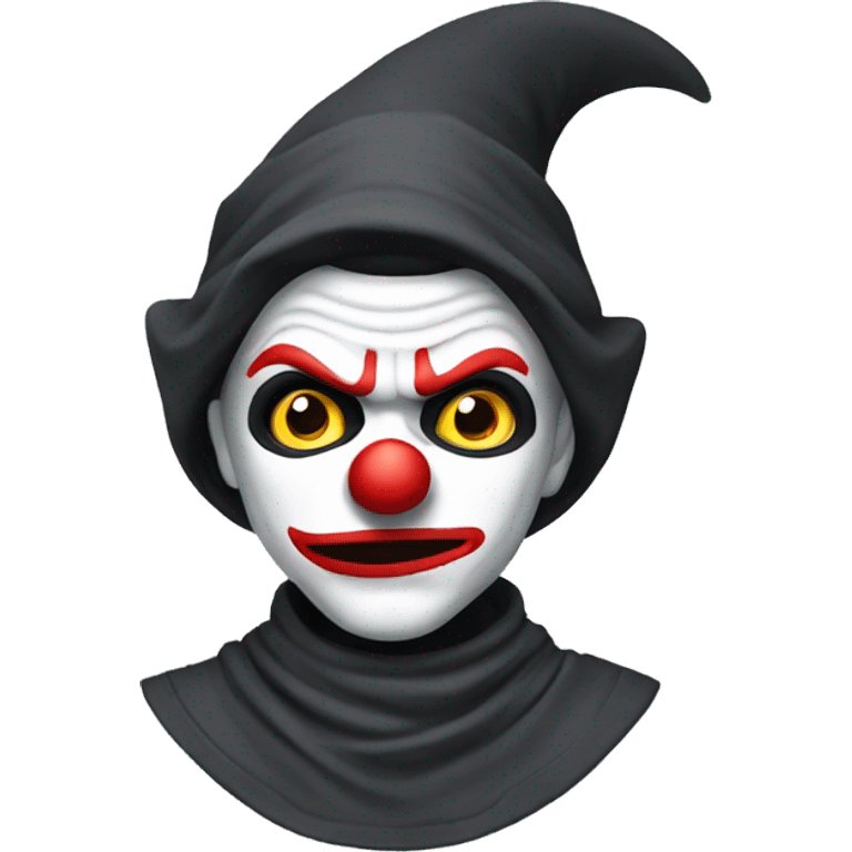 Ninja payaso emoji