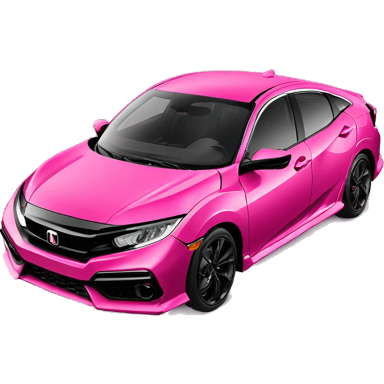 Pink 2023 Honda civic sport  emoji