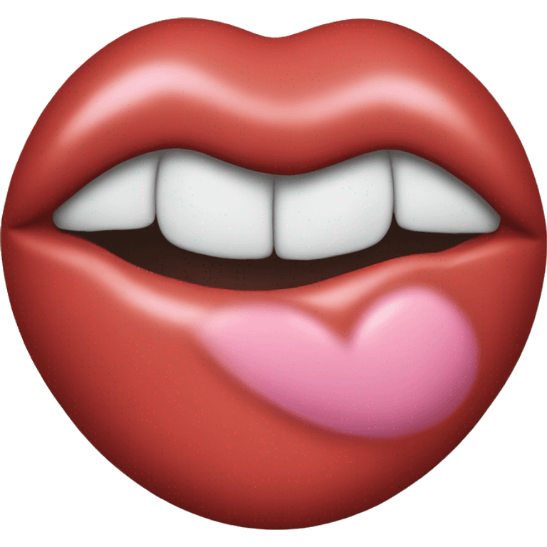 Big kiss on bounty emoji