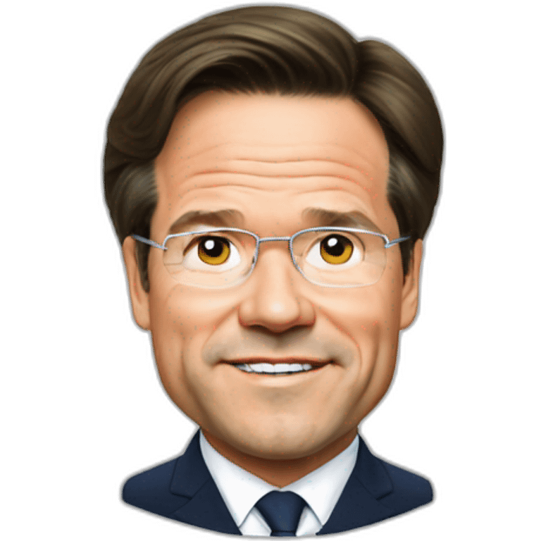 mark rutte north korean  emoji