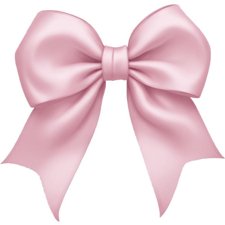 Baby pink bow emoji