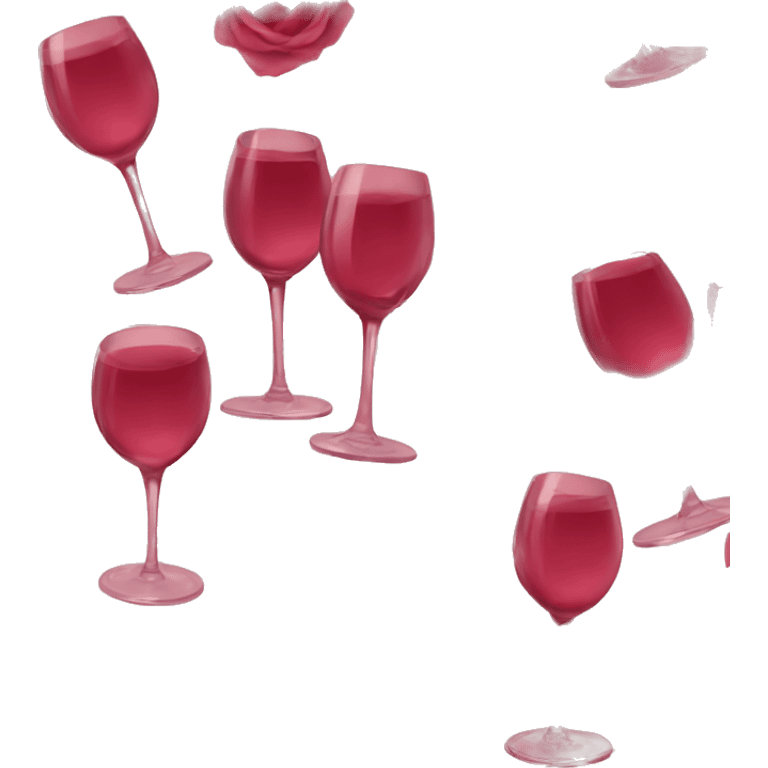 Rose wine emoji