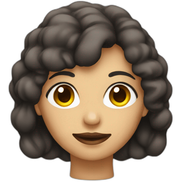 Femme avec plug emoji