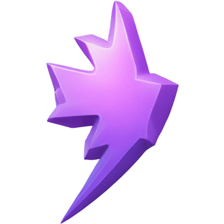 light purple thunderbolt emoji