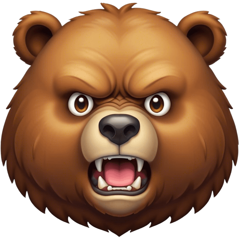 angry buff bear emoji