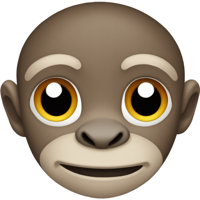 Monkey with boy face emoji