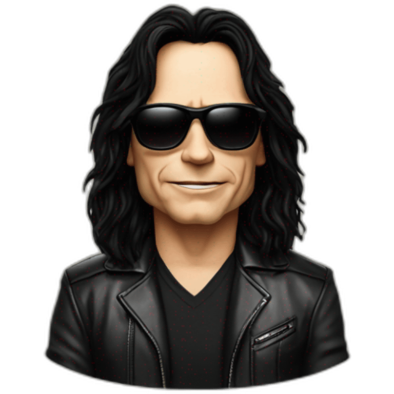 Tommy wiseau with sunglasses emoji