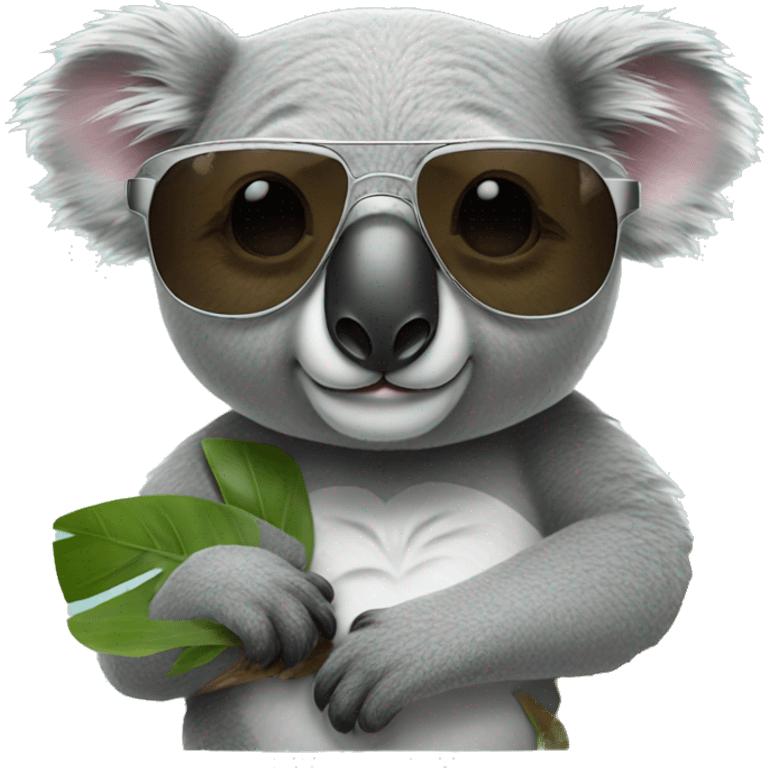 Koala with sunglasses  emoji