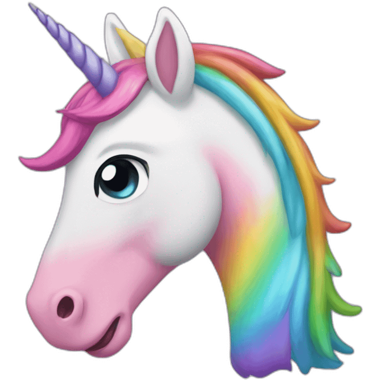 unicorn burps rainbow  emoji