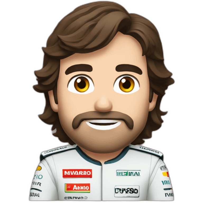 F1 Fernando Alonso emoji