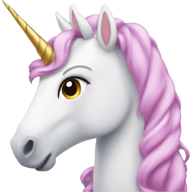 Unicorn princess emoji