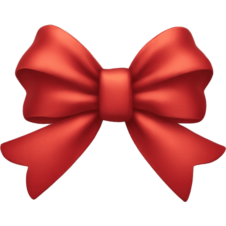 Red bow emoji