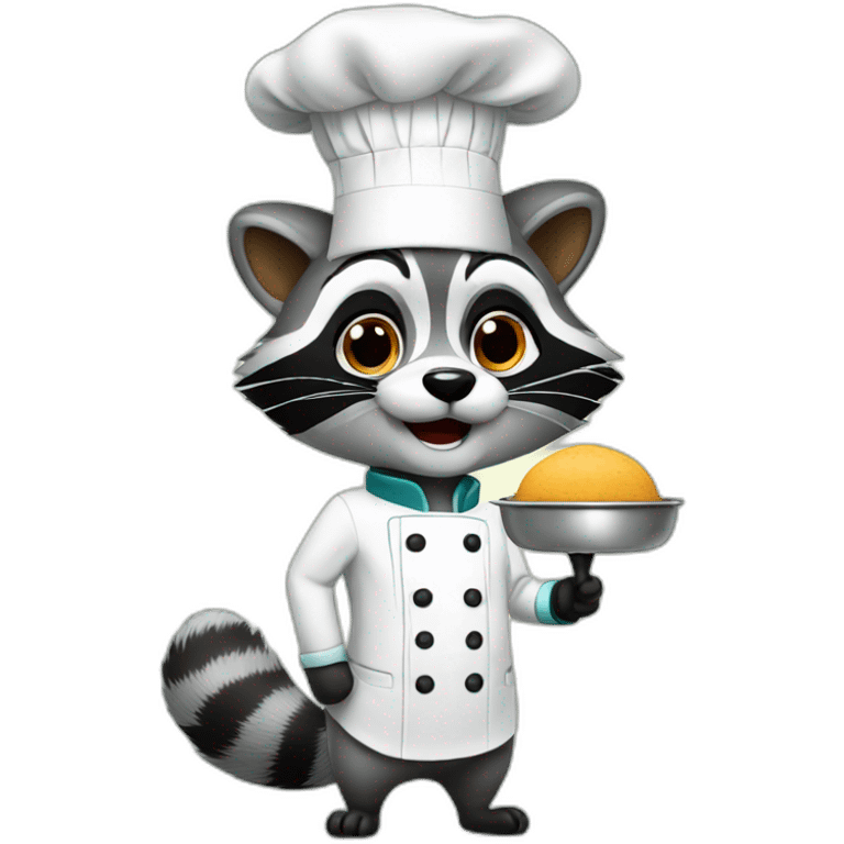 racoon chef emoji