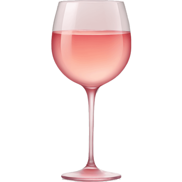 rosé glass emoji