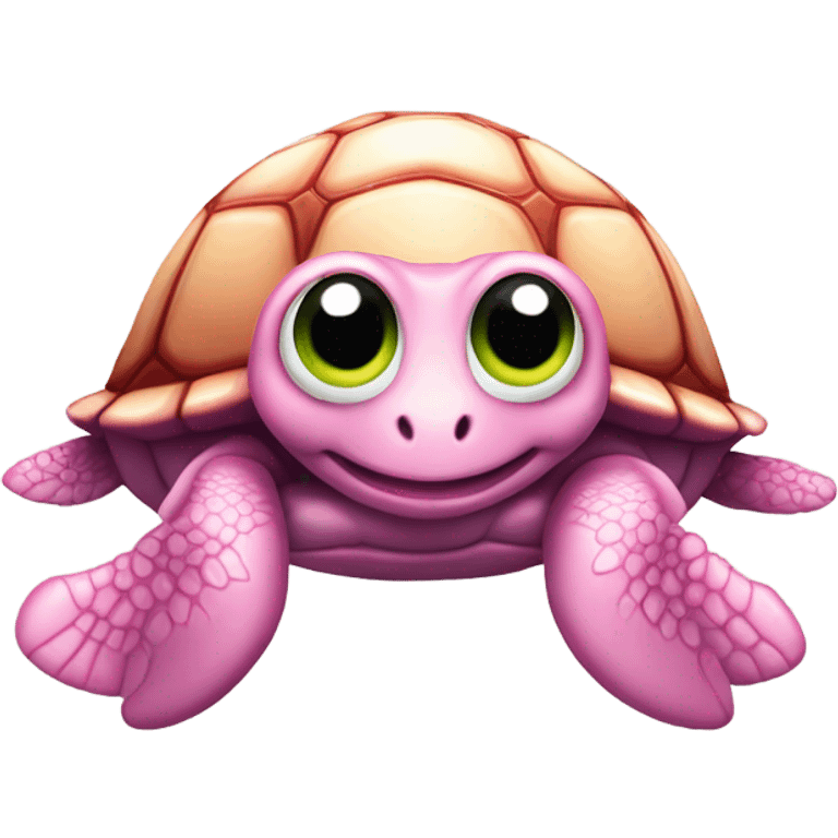 Pink sea turtle  emoji