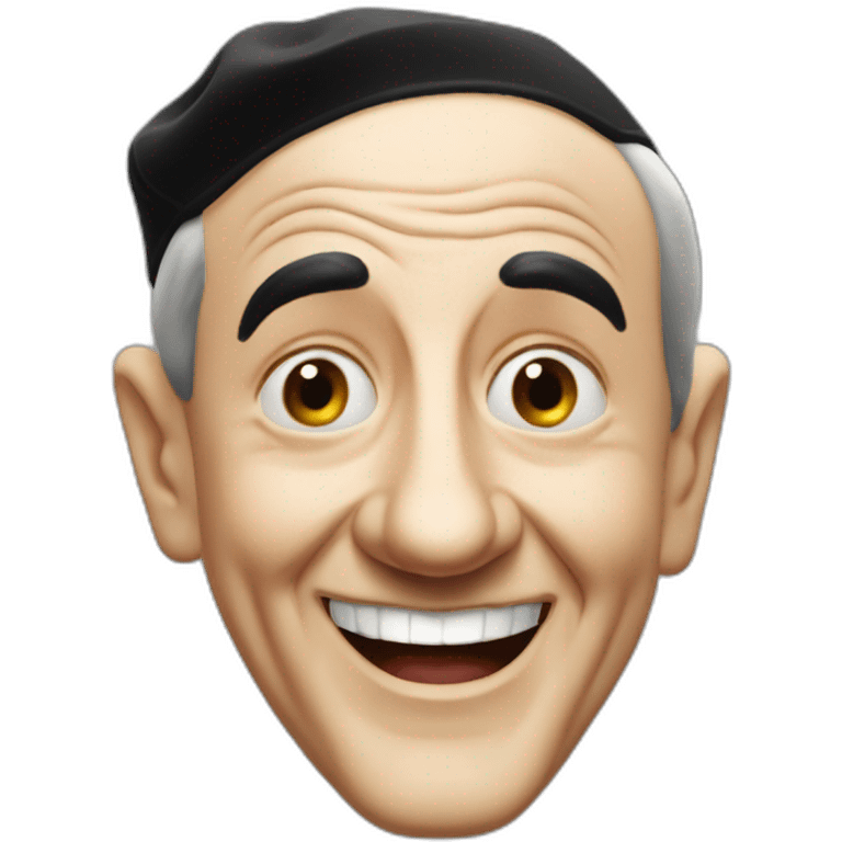 Louis de Funès rigole emoji