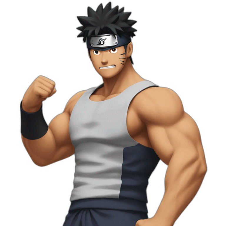 Naruto-musclé emoji