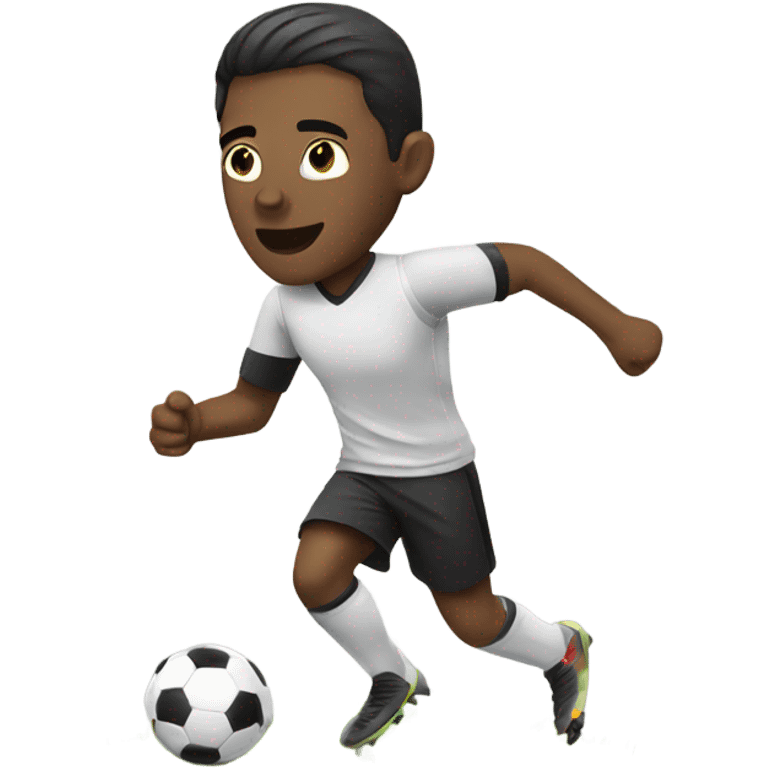 Man playing soccer emoji