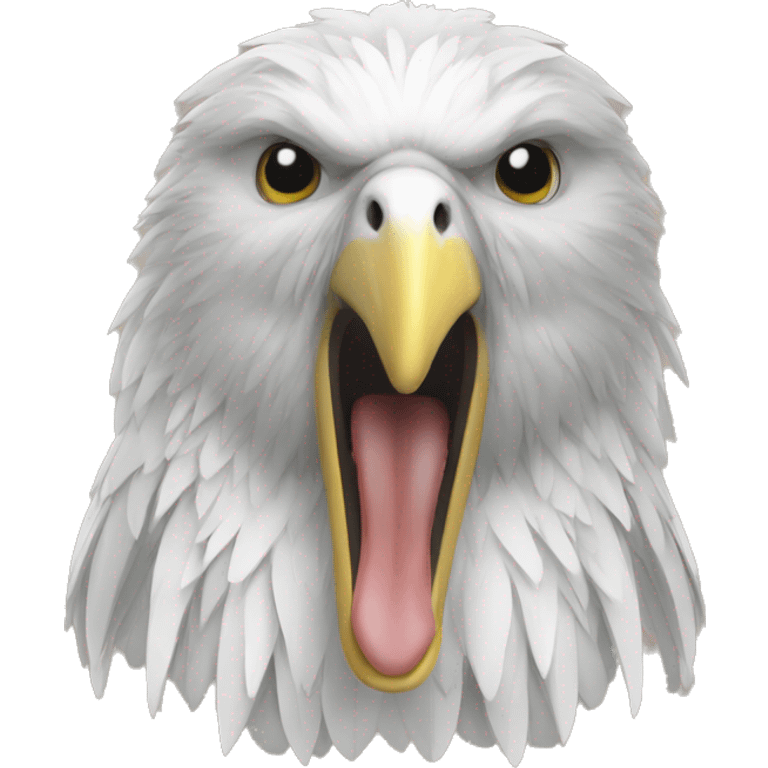 Aigle méchant emoji