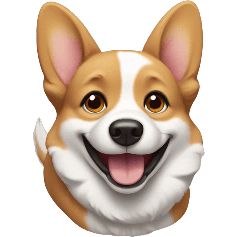 smiling corgi emoji